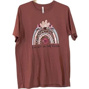 Life In Full Bloom Screen Print T-Shirt
